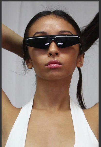 The Spy Sunglass in Black Stripe
